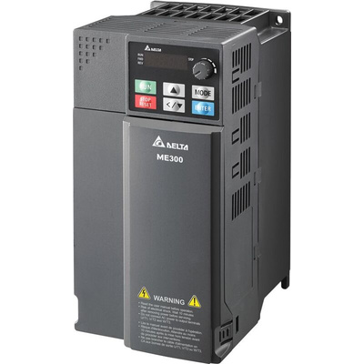 Delta Electronics Inverter Drive, 5.5 kW, 3 Phase, 460 V, 13 A, VFD-ME Series