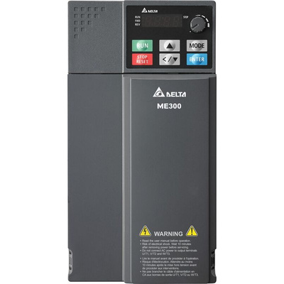 Delta Electronics Inverter Drive, 5.5 kW, 3 Phase, 460 V, 13 A, VFD-ME Series