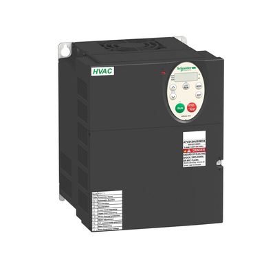 Schneider Electric Variable Speed Drive, 5.5 kW, 3 Phase, 240 V, 17.3 A, ATV212 Series