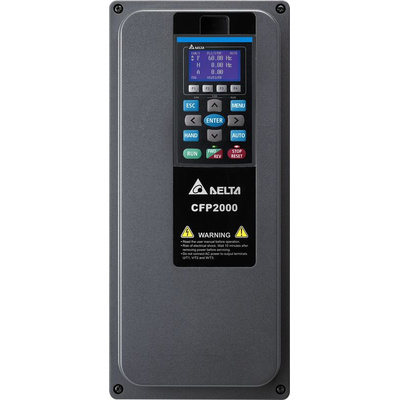 Delta Electronics Variable Speed Drive, 2.2 kw, 3 Phase, 460 V, 5.5/4 A, CFP2000 Series
