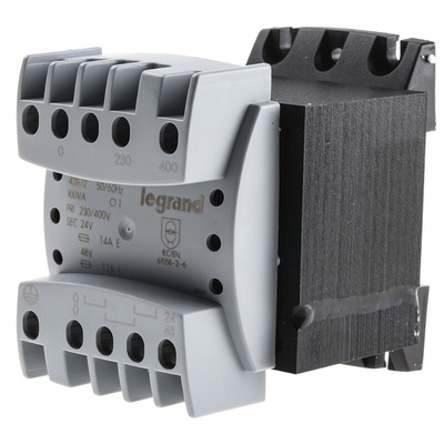 Legrand 100VA DIN Rail Transformer, 230 → 400V Primary, 24 → 48V Secondary