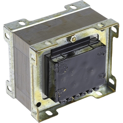 RS PRO 100VA 2 Output Chassis Mounting Transformer, 12V ac, IEC 61558-2-6