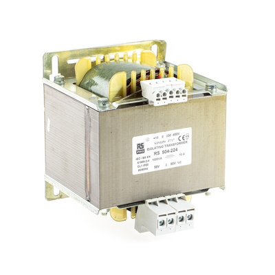 RS PRO 1kVA 1 Output Chassis Mounting Transformer, 55V ac