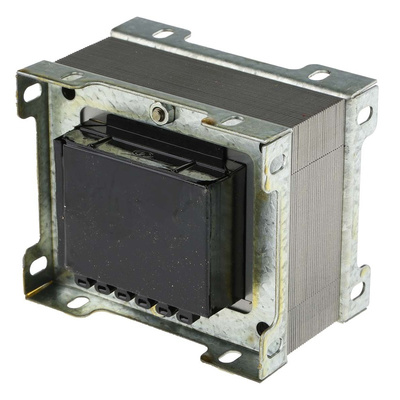 RS PRO 100VA 2 Output Chassis Mounting Transformer, 12V ac, IEC 61558-2-6