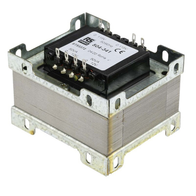 RS PRO 100VA 2 Output Chassis Mounting Transformer, 12V ac, IEC 61558-2-6