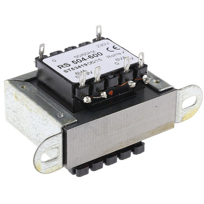 RS PRO 12VA 2 Output Chassis Mounting Transformer, 9V ac