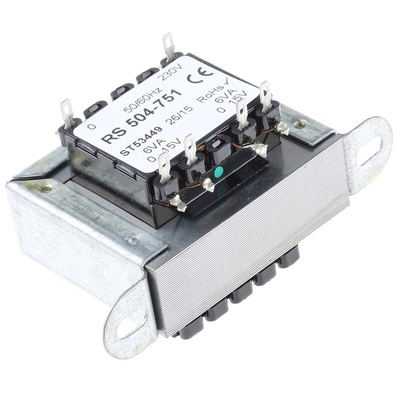 RS PRO 12VA 2 Output Chassis Mounting Transformer, 15V ac