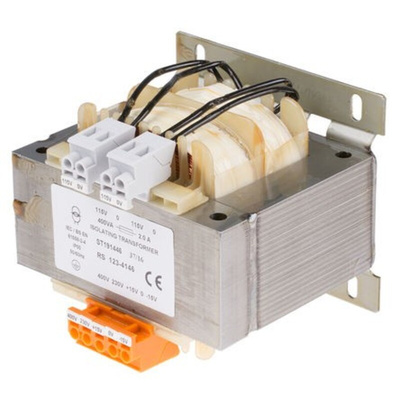 RS PRO 400VA Chassis Mounting Transformer, 2 x 115V ac