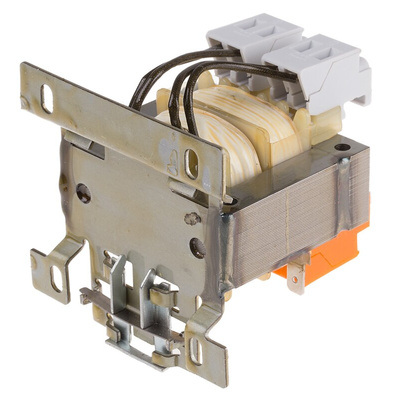 RS PRO 25VA DIN Rail Transformer, IEC 61558-2-6, 230 → 400V ac Primary, 2 x 12V ac Secondary