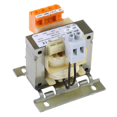 RS PRO 20VA DIN Rail Transformer, 218V ac Primary, 24V ac Secondary