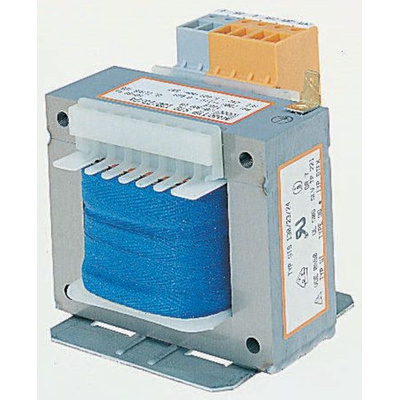 Block 130VA DIN Rail Transformer, 380V ac, 400V ac, 420V ac Primary, 230V ac Secondary