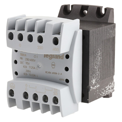 Legrand 160VA DIN Rail Transformer, 230 → 400V Primary, 115 → 230V Secondary