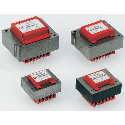 RS PRO 15V ac 2 Output Through Hole PCB Transformer, 20VA