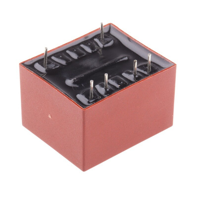 RS PRO 2 x 12V ac 2 Output PCB Mount PCB Transformer, 1.5VA