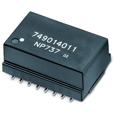 Surface Mount Lan Ethernet Transformer, 24.55 x 18.25mm