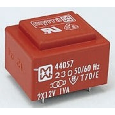 Myrra 6V ac 2 Output Through Hole PCB Transformer, 2.5VA