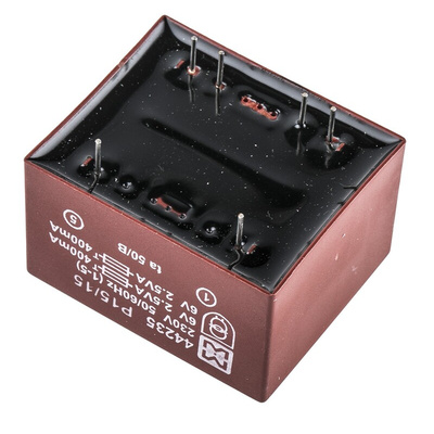 Myrra 6V ac 2 Output Through Hole PCB Transformer, 5VA