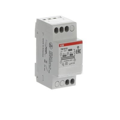ABB 15W Bell Transformer, CE, 230V Primary, 4 → 12V ac Secondary