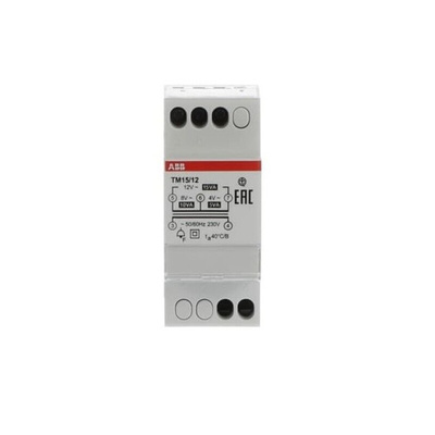ABB 15W Bell Transformer, CE, 230V Primary, 4 → 12V ac Secondary