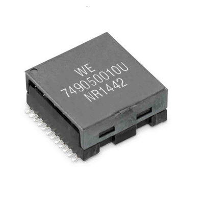 Surface Mount Lan Ethernet Transformer, 17.73 x 14.86 x 7.24mm