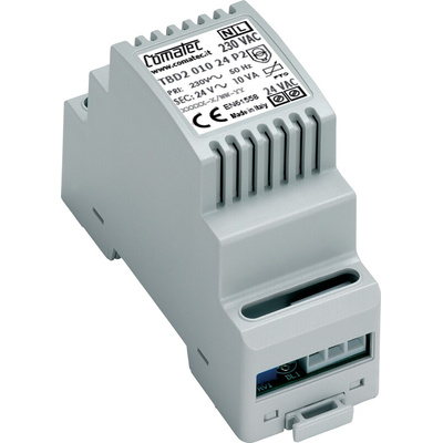 Comatec 10VA DIN Rail Transformer, 230V ac Primary, 24V ac Secondary
