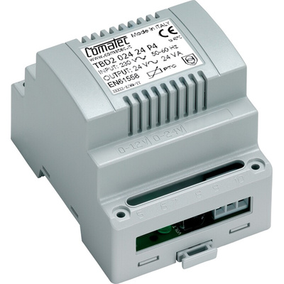 Comatec 24VA DIN Rail Transformer, 230V ac Primary, 24V ac Secondary