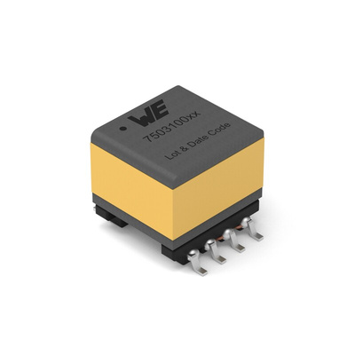 Surface Mount Lan Ethernet Transformer, 15.24 x 12.50 x 11.43mm