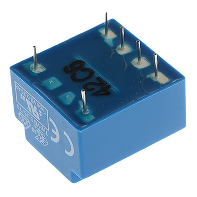 Block 8V ac 2 Output Through Hole PCB Transformer, 0.35VA