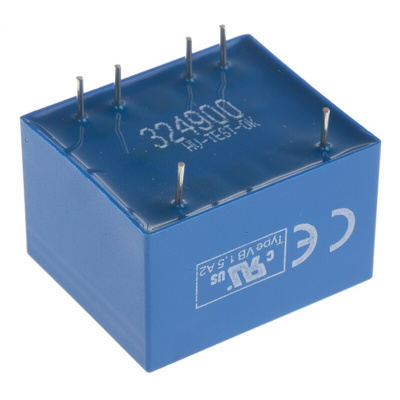 Block 24V ac 2 Output Through Hole PCB Transformer, 1.5VA