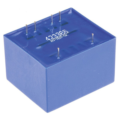Block 9V ac 2 Output Through Hole PCB Transformer, 3.2VA