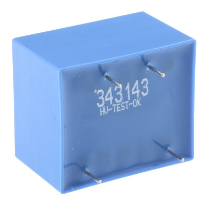 Block 12V ac 1 Output Through Hole PCB Transformer, 1.2VA