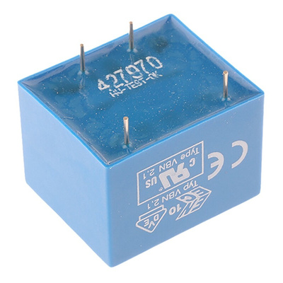 Block 12V ac 1 Output Through Hole PCB Transformer, 2VA