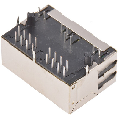 Through Hole Lan Ethernet Transformer, 31.4 x 15.21 x 21.5mm