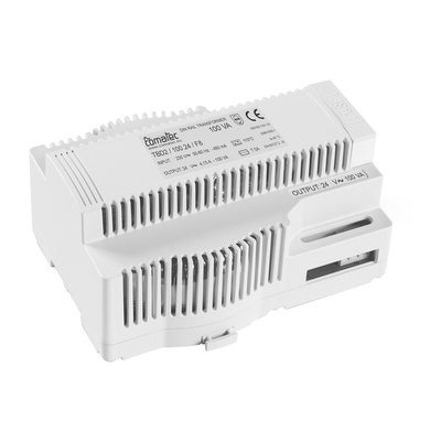 Comatec 100VA DIN Rail Transformer, 230V ac Primary, 12V ac Secondary