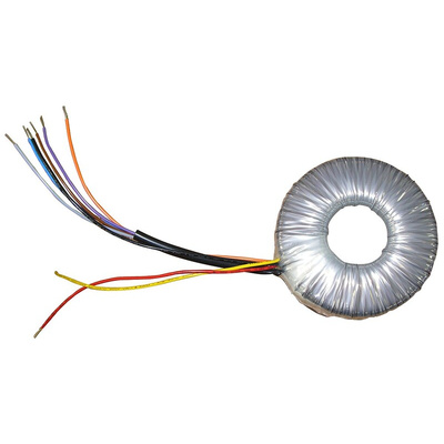 RS PRO 2 x 115V ac, 2 x 12V ac Toroidal Transformer, 100VA 2 Output, IEC 61558-2-6