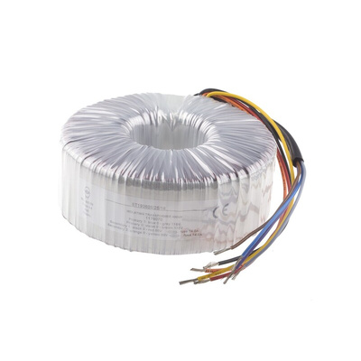 RS PRO 2 x 115V ac, 2 x 55V ac Toroidal Transformer, 400VA 2 Output