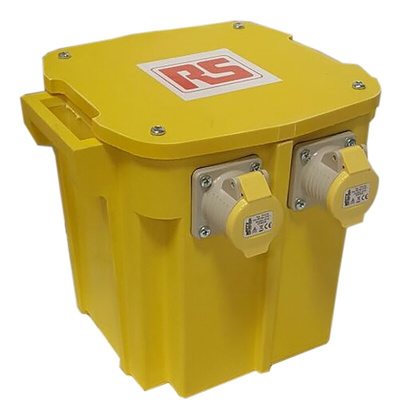 RS PRO 5.0kVA Site Transformer, 230V ac Primary, 110 (55V Secondary, 2 x 16A O/P