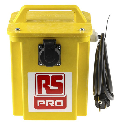 RS PRO 3.0kVA Site Transformer, 230V ac Primary, 230V Secondary