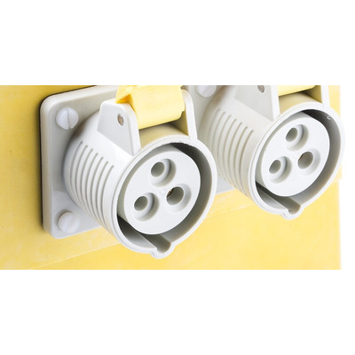 RS PRO Splitter Box, 110 (55-0-55)V Primary, 4 x 110V Secondary