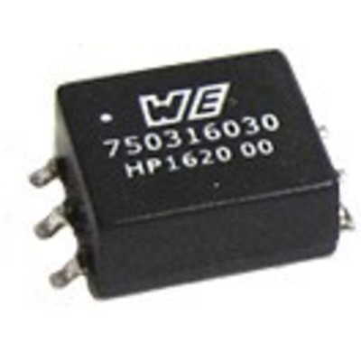 Wurth Elektronik 3.3V 1 Output Surface Mount PCB Transformer