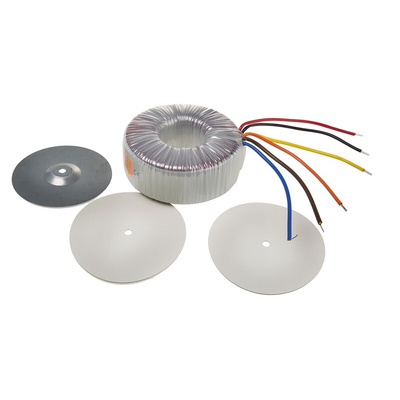 Nuvotem Talema 230V ac, 2 x 25V ac Toroidal Transformer, 500VA 2 Output