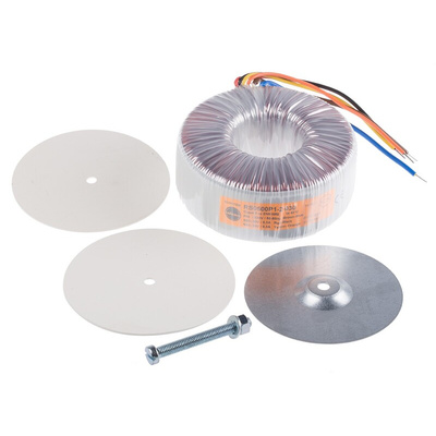 Nuvotem Talema 230V ac, 2 x 30V ac Toroidal Transformer, 500VA 2 Output