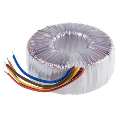Nuvotem Talema 230V ac, 2 x 40V ac Toroidal Transformer, 500VA 2 Output