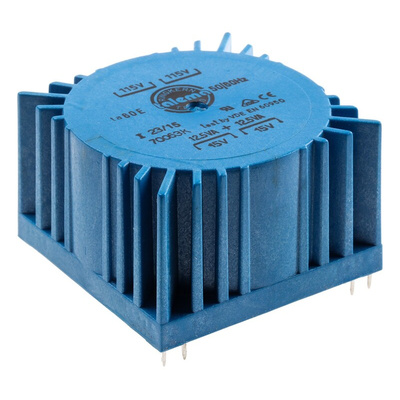 Nuvotem Talema 115 V ac, 230 V ac, 2 x 15V ac Toroidal Transformer, 25VA 2 Output