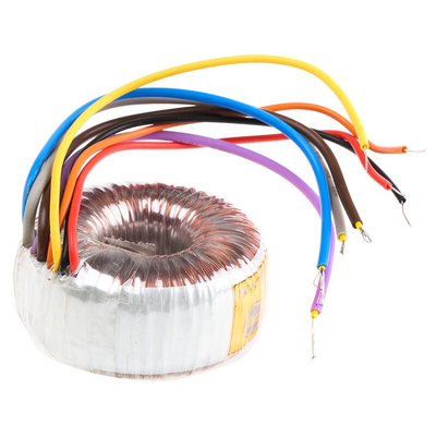 Nuvotem Talema 115 V ac, 230 V ac, 2 x 15V ac Toroidal Transformer, 15VA 2 Output