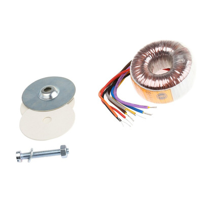 Nuvotem Talema 115 V ac, 230 V ac, 2 x 15V ac Toroidal Transformer, 15VA 2 Output