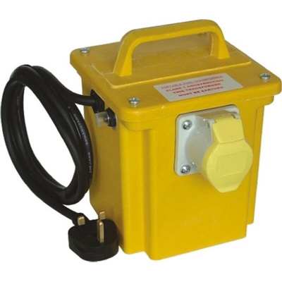 Carroll & Meynell Single Phase 375VA Site Transformer, 230V ac Primary, 110V ac Secondary, 3A O/P