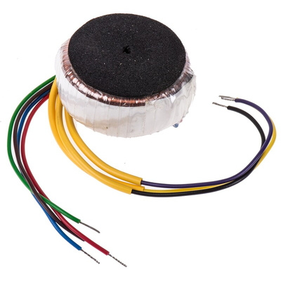 Nuvotem Talema 115 V ac, 230 V ac, 2 x 12V ac Toroidal Transformer, 7VA 2 Output