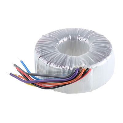 Nuvotem Talema 115 V ac, 230 V ac, 2 x 40V ac Toroidal Transformer, 500VA 2 Output