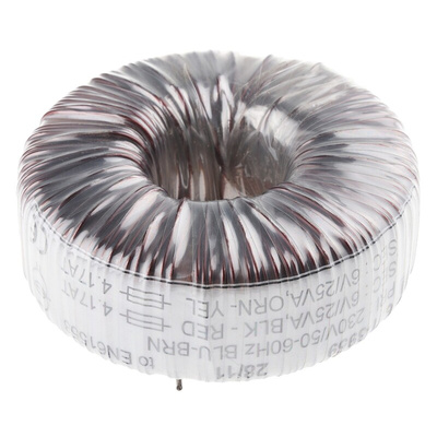 RS PRO 230V ac, 2 x 6V ac Toroidal Transformer, 50VA 2 Output